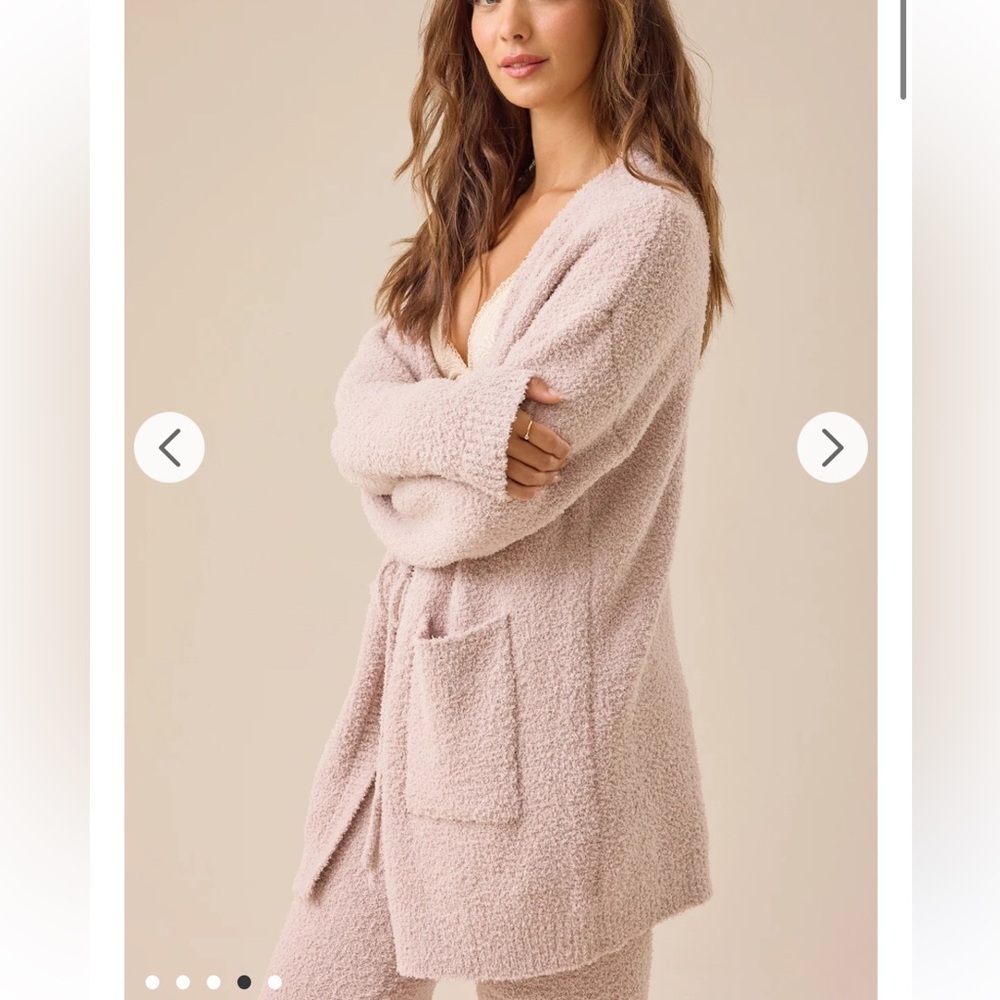 Altar'd State Cream Textured Sweater Long Lined Size XS